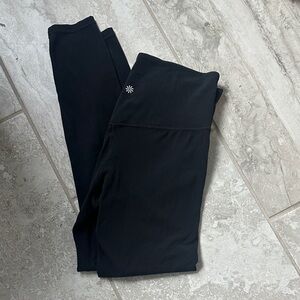 Athleta Black Leggings with Logo